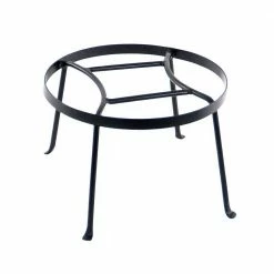 ACHLA DESIGNS 8 in. Tall Roman Bronze Powder Coat Iron Indoor/Outdoor Diamond Shaped Argyle Plant Stand I