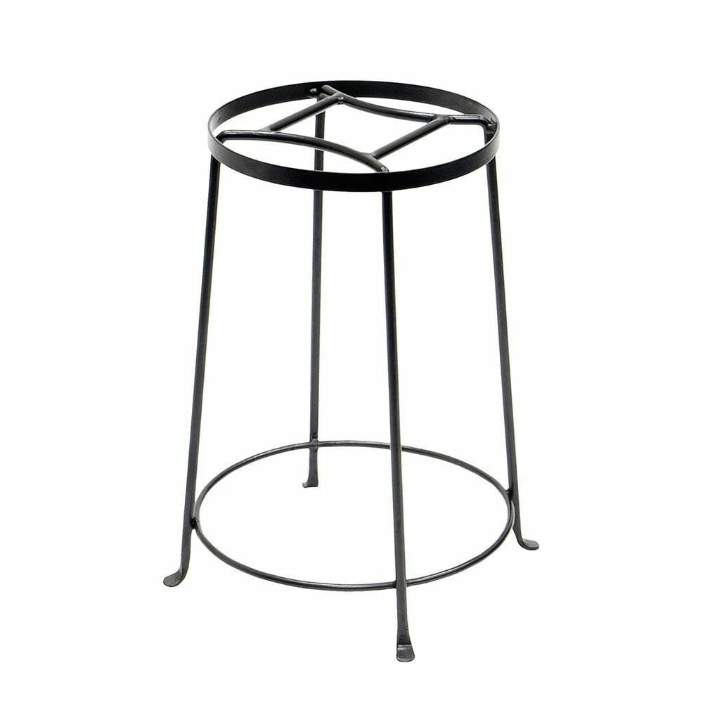 ACHLA DESIGNS 18 in. Tall Roman Bronze Powder Coat Iron Indoor/Outdoor Diamond Shaped Argyle Plant Stand III