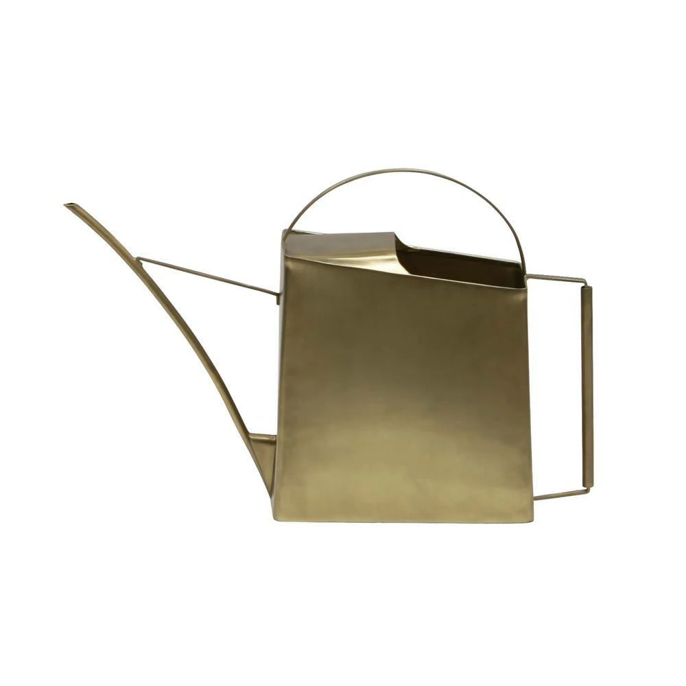 ACHLA DESIGNS 13 in. L Brushed Finished Solid Brass Elegant Modern Windowsill Watering Can - Image 2