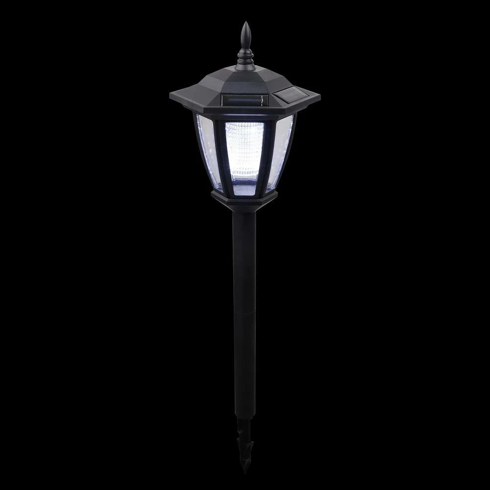 Alpine Corporation 8 in. Tall Hanging/Wall/Stake Outdoor Solar Powered Lantern with LED Light - Image 11