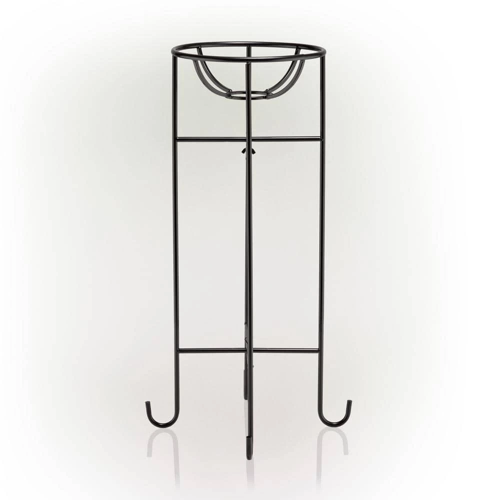 Alpine Corporation 24 in. Tall Indoor/Outdoor Metal Gazing Globe Display Stand - Image 9