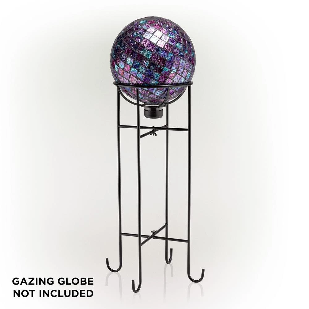 Alpine Corporation 24 in. Tall Indoor/Outdoor Metal Gazing Globe Display Stand - Image 8