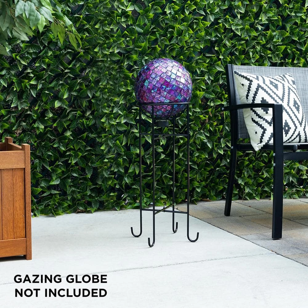 Alpine Corporation 24 in. Tall Indoor/Outdoor Metal Gazing Globe Display Stand - Image 2