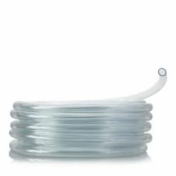 Alpine Corporation 1/2 in. I.D. x 3/4 in. O.D. x 100 ft. Multi-Use Clear Flexible Vinyl Tubing for Fountains, Aquariums, AC and More