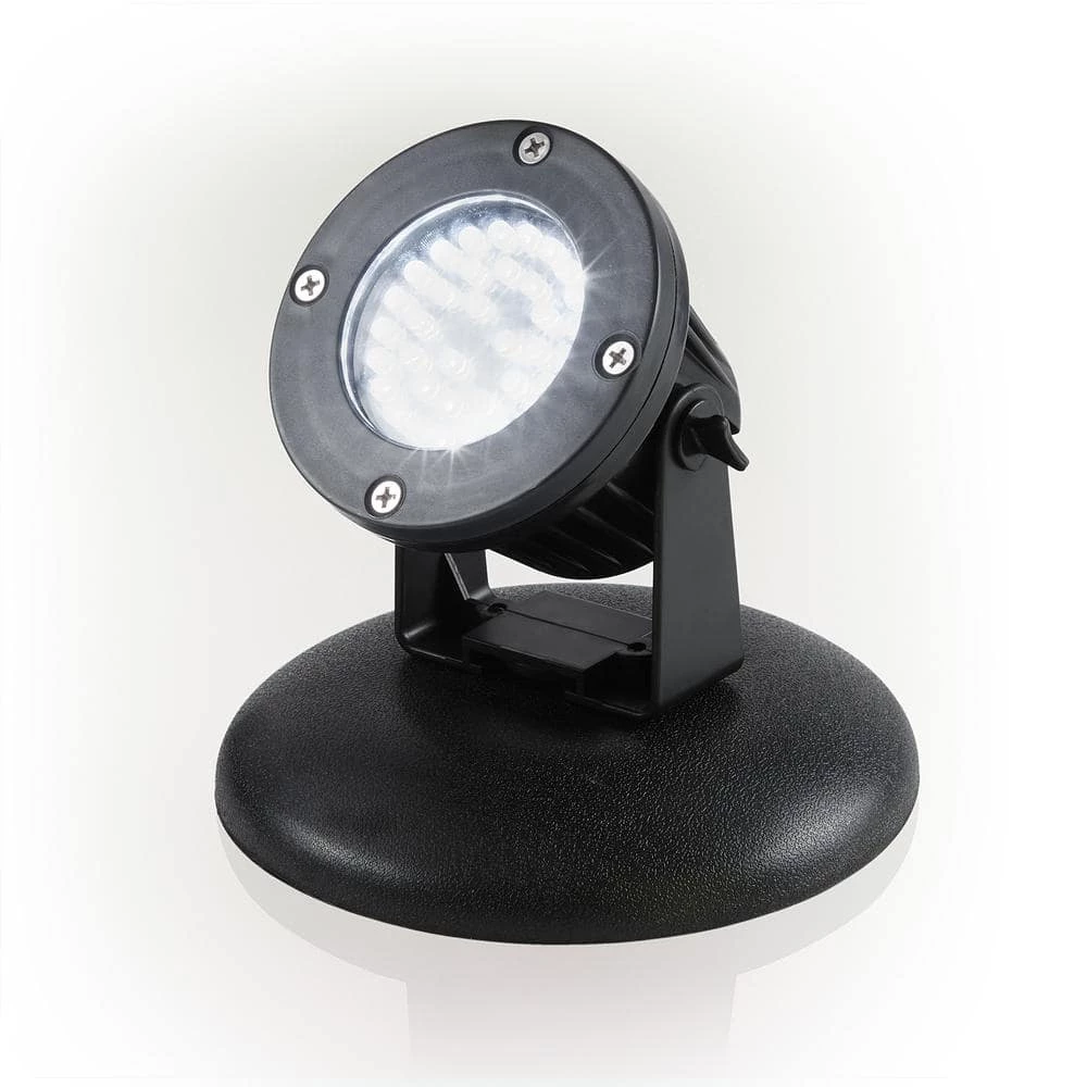 Alpine Corporation Outdoor 36 Count Pond or Garden Super Bright White LED Light with Transformer