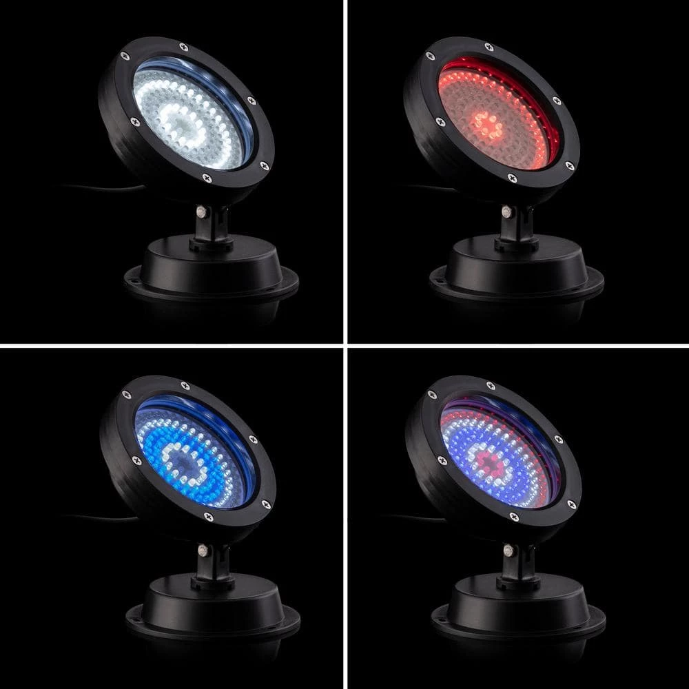 Alpine Corporation 8W Outdoor Pond 144 Super Bright LED Lights in 3 Colors with Controller - Image 11