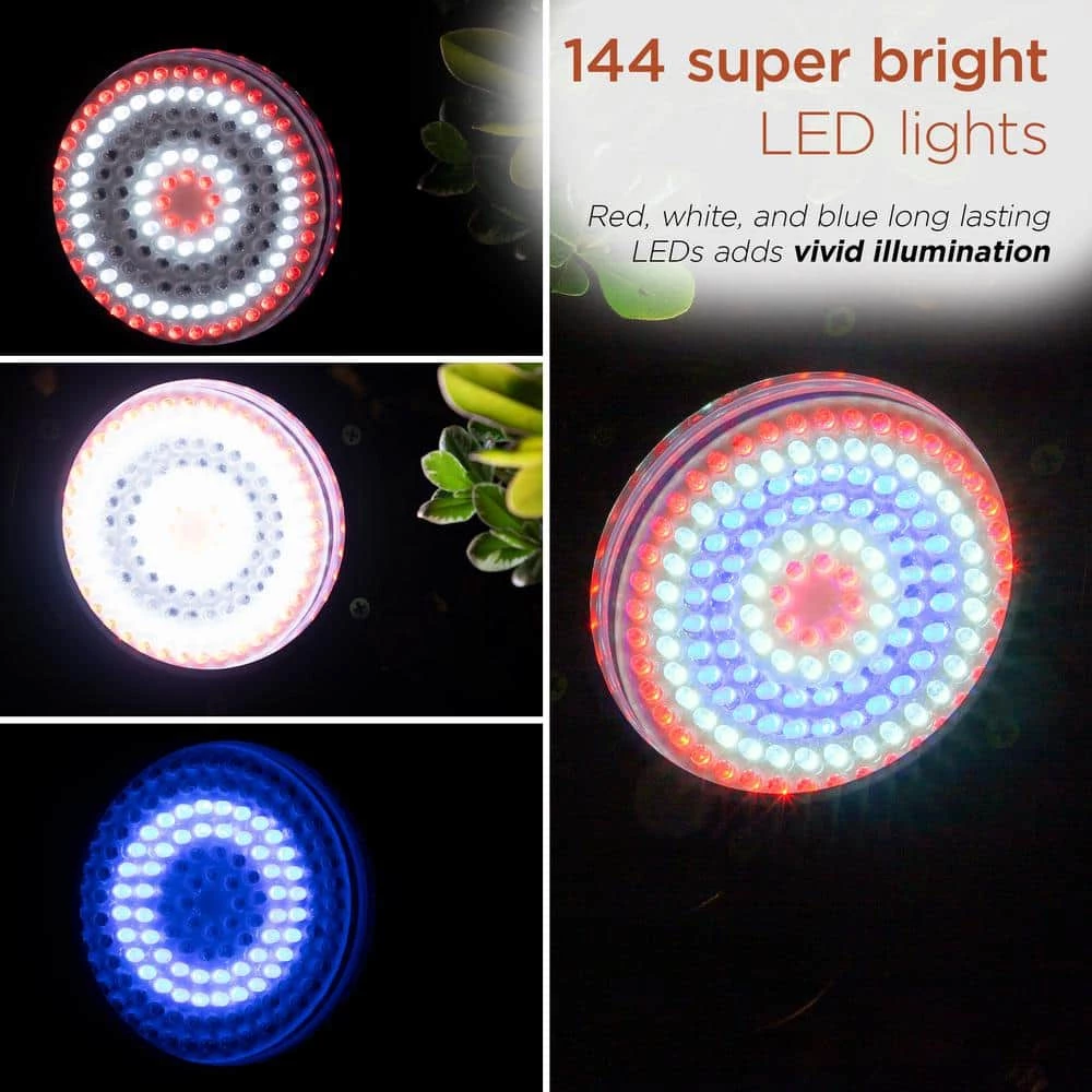 Alpine Corporation 8W Outdoor Pond 144 Super Bright LED Lights in 3 Colors with Controller - Image 6