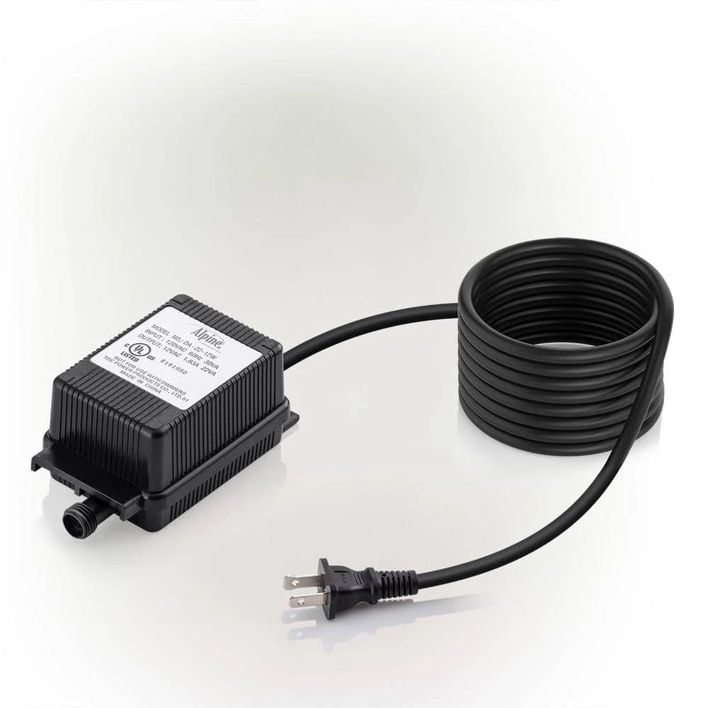 Alpine Corporation Outdoor 22W Replacement Transformer with Photo Cell and Timer for Ponds and Fountains - Image 4