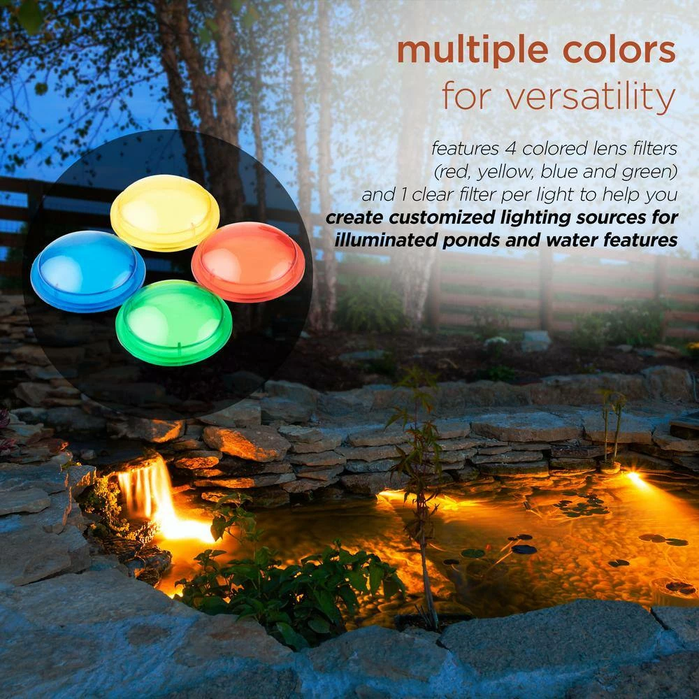 Alpine Corporation Power Beam Set of 3 Indoor/Outdoor 20-Watt Halogen Lights with Transformer - Image 6