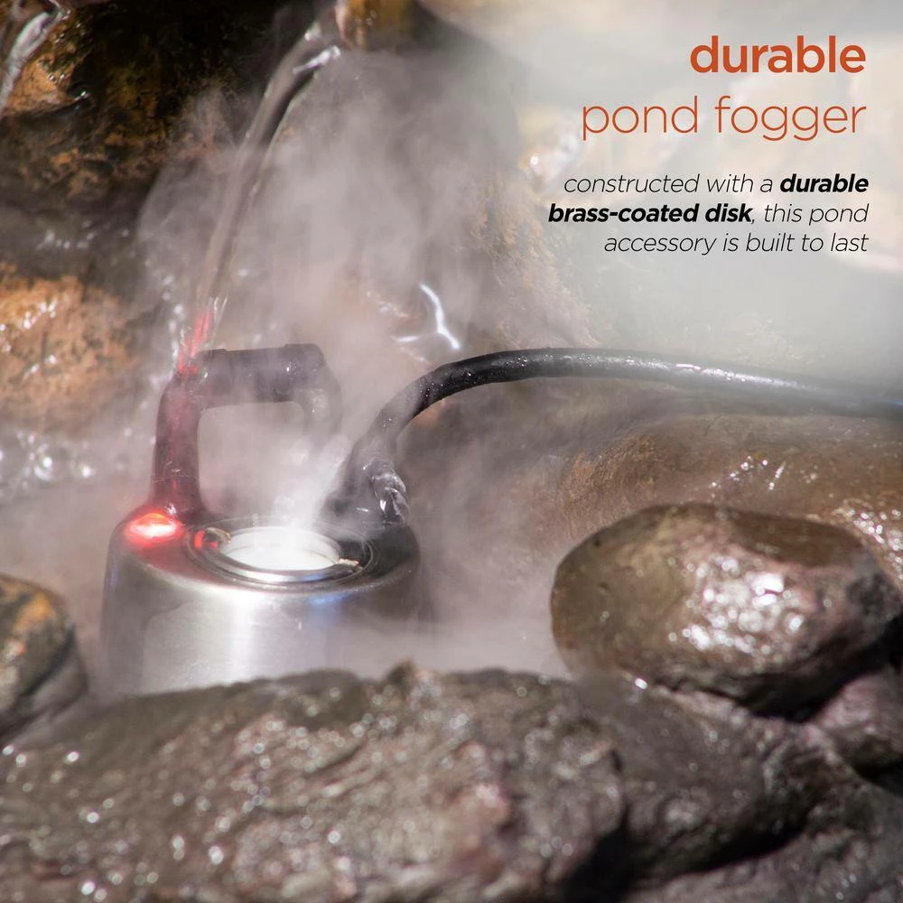 Alpine Corporation Single Jet Pond Fogger with Transformer Outdoor Decor Accessory - Image 7