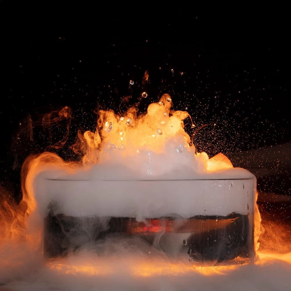 Alpine Corporation Super Power Pond Fogger with Floating Ring and LED Lights Outdoor Decor Accessory - Image 5