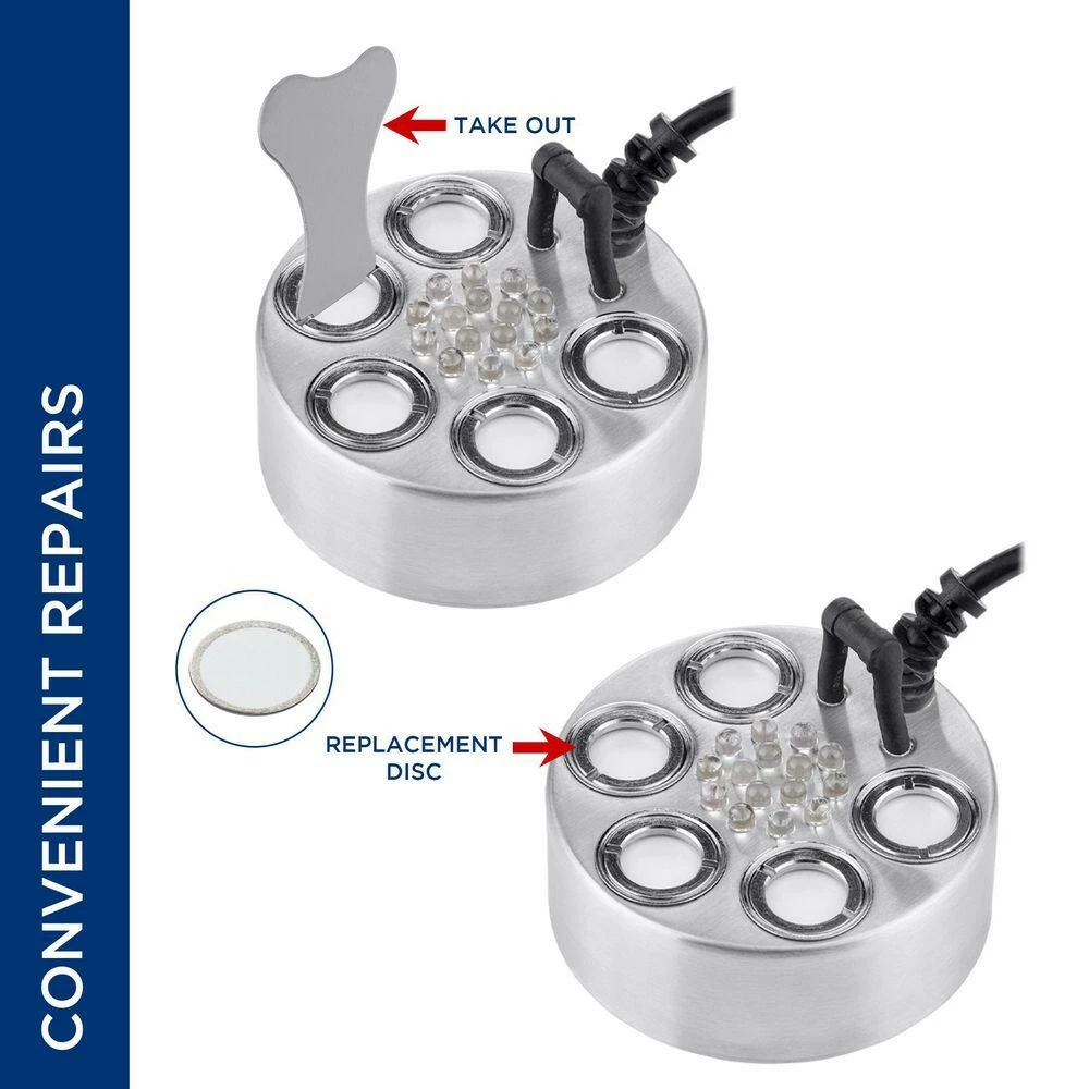 Alpine Corporation 20 mm Fogger/Mist Maker Disk Maintenance Kit for FG202LR/FG203LR Foggers - Image 6