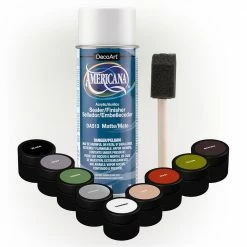 Alpine Corporation Americana Touch Up Paint and Sealer Kit for Water Fountains and Yard Statues, Multicolor