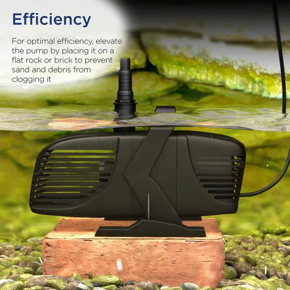 Alpine Corporation Tornado Pump 3100 GPH with 33 ft. Cord for Ponds, Fountains, and Waterfalls - Image 6