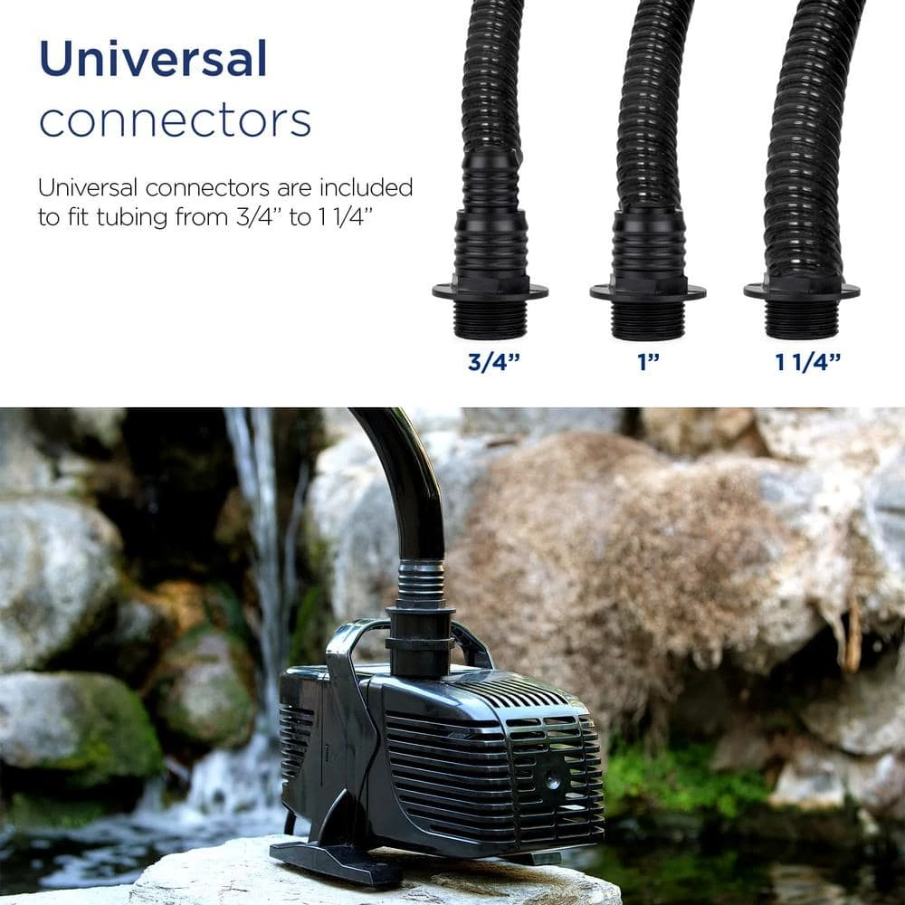 Alpine Corporation Tornado Pump 3100 GPH with 33 ft. Cord for Ponds, Fountains, and Waterfalls - Image 2