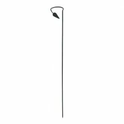 ACHLA DESIGNS 40 in. Tall Black Powder Coat Metal Plant Stake for Plant Support