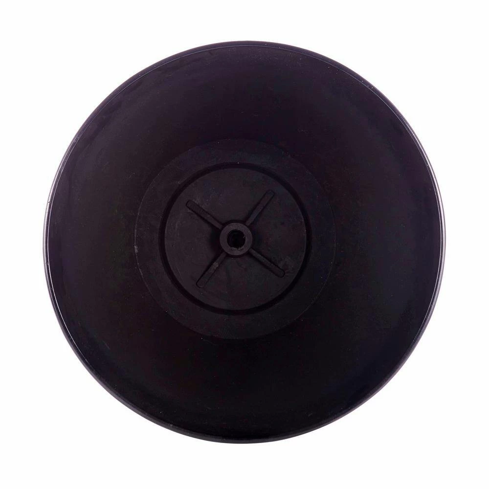 Alpine Corporation Black Indoor/Outdoor Stone-Look Resin Planters with Drainage Holes (Set of 2) - Image 10