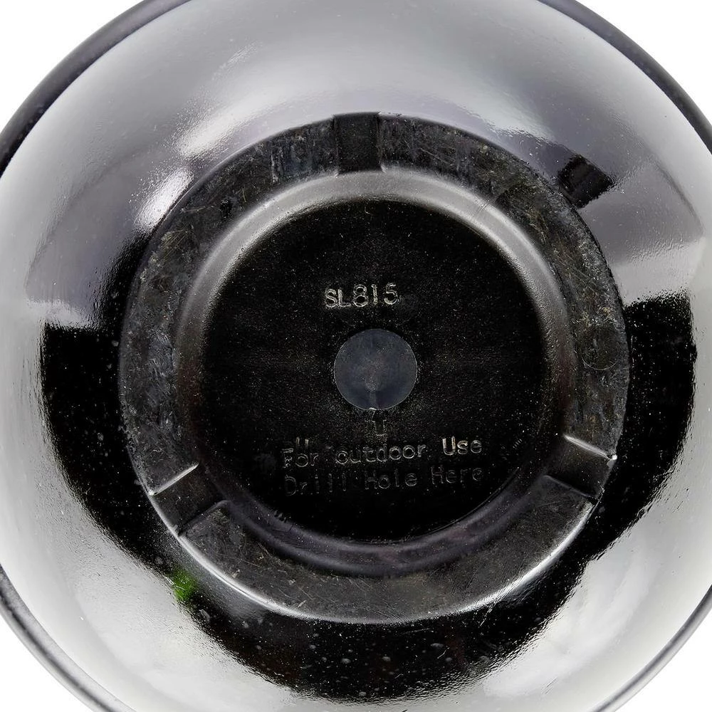 Alpine Corporation Indoor/Outdoor Stone Planters with Drainage Holes and Plugs, Speckled Black (Set of 3) - Image 11