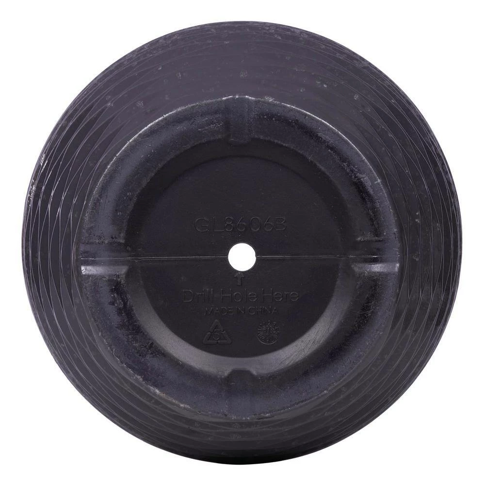 Alpine Corporation Indoor/Outdoor Embossed Stone Wave Planters with Drainage Holes, Speckled Gray (Set of 2) - Image 11