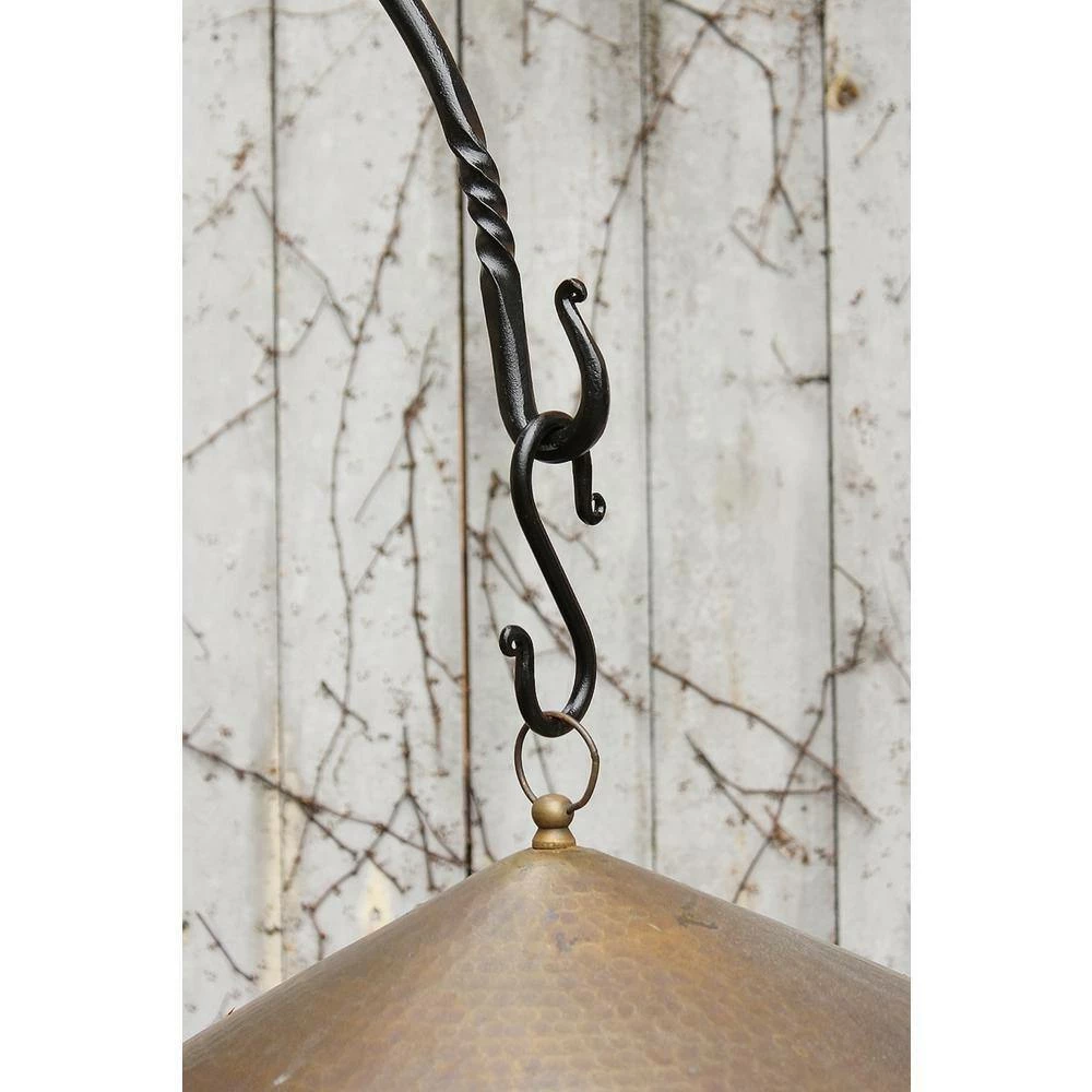 ACHLA DESIGNS 3.5 in. Tall Black Powder Coat Metal Decorative Mini S-Hook Brackets (Set of 3) - Image 3