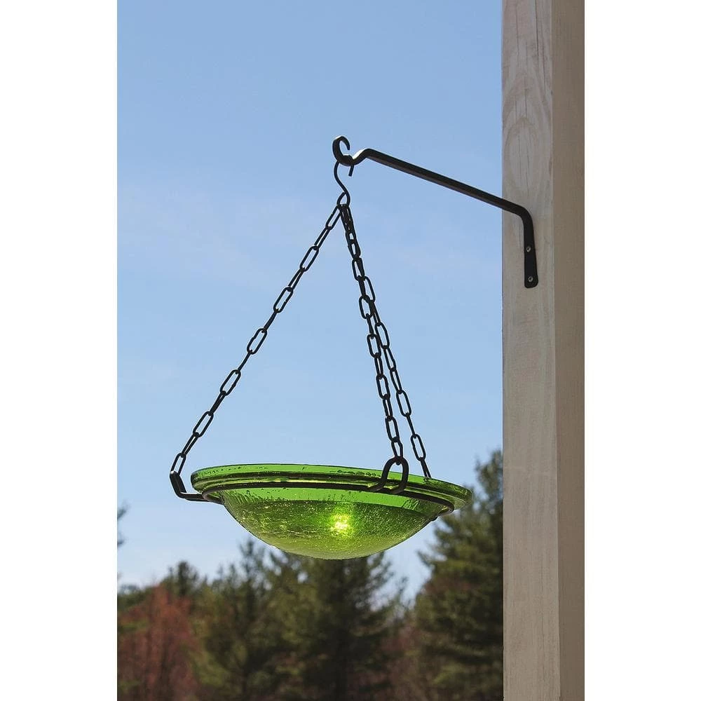 ACHLA DESIGNS 15 in. L Black Powder Coat Iron Straight Up Curled Wall Bracket Hook - Image 4