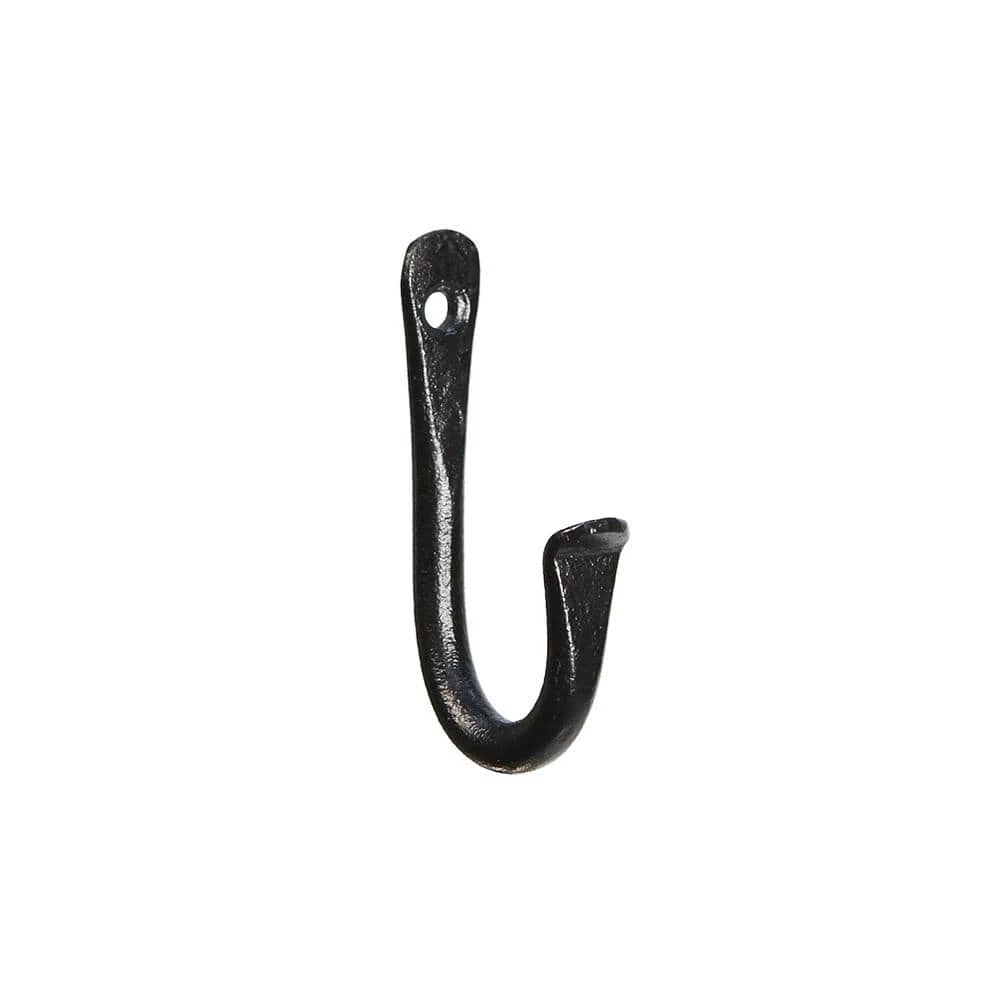 ACHLA DESIGNS 3 in. Tall Black Powder Coat Iron Multi-Use J-Hook - Image 2