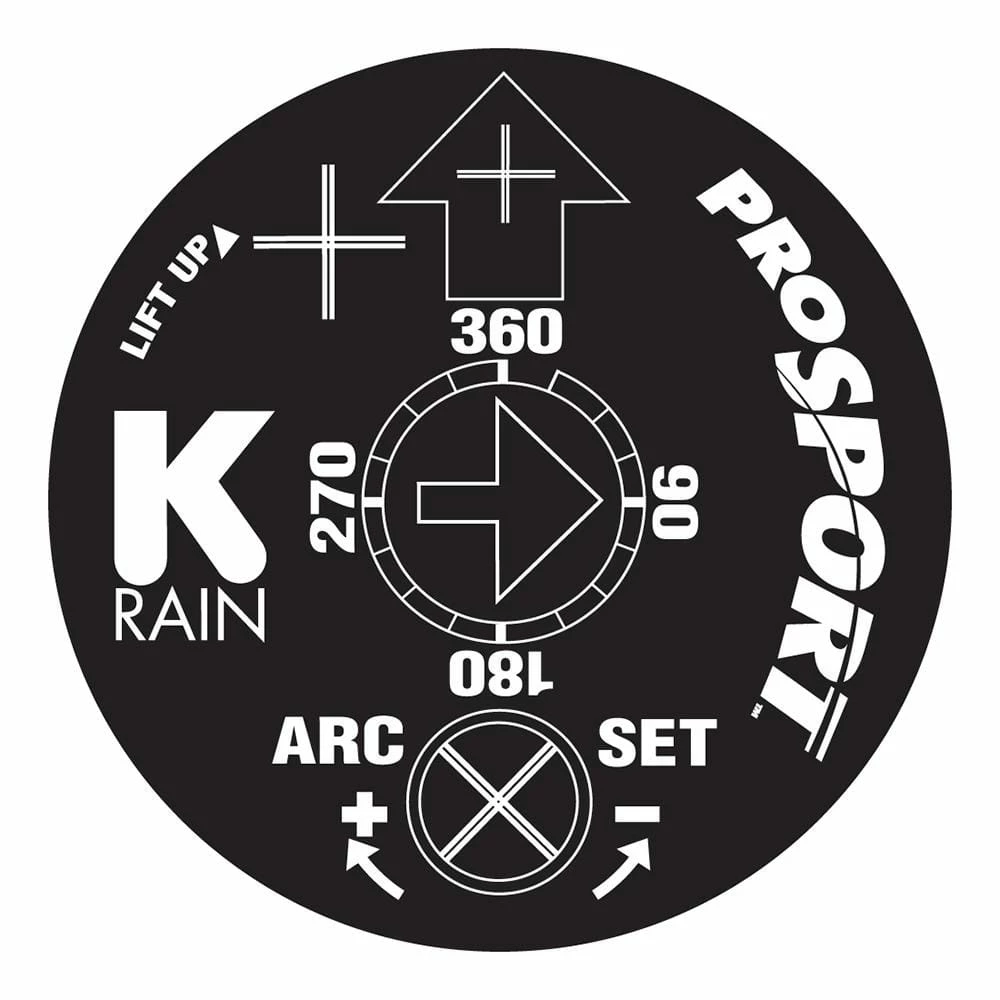 K-Rain Pro Sport 1 in. Gear Drive Sprinkler - Image 2