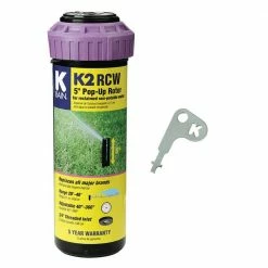 K-Rain 5 in. K2 Smartset Reclaim Water Gear Drive Pop-Up,Rotary Sprinkler