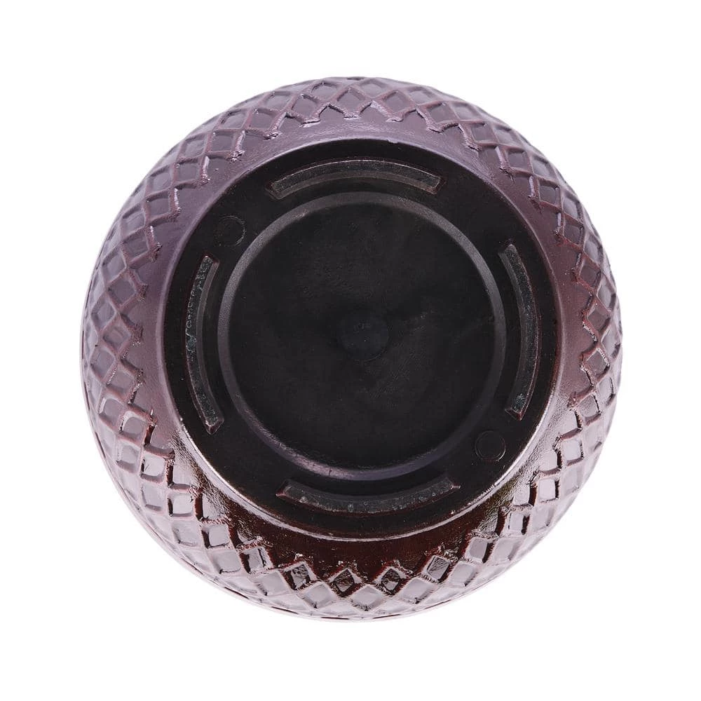 Alpine Corporation Indoor/Outdoor Resin Stone-look Planters with Drainage Holes, Red (Set of 2) - Image 11