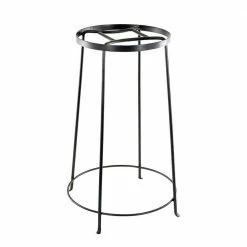 ACHLA DESIGNS 24 in. Tall Roman Bronze Powder Coat Iron Indoor/Outdoor Diamond Shaped Argyle Plant Stand IV