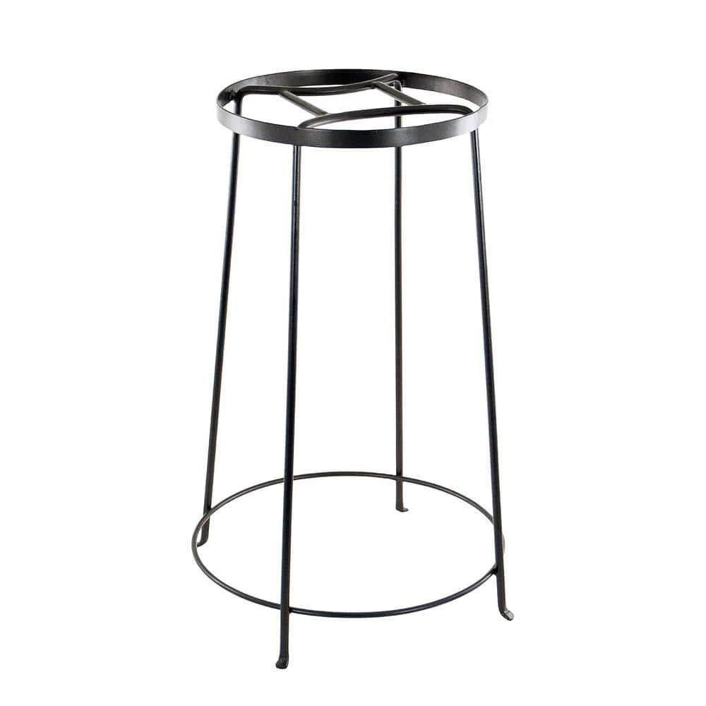 ACHLA DESIGNS 24 in. Tall Roman Bronze Powder Coat Iron Indoor/Outdoor Diamond Shaped Argyle Plant Stand IV