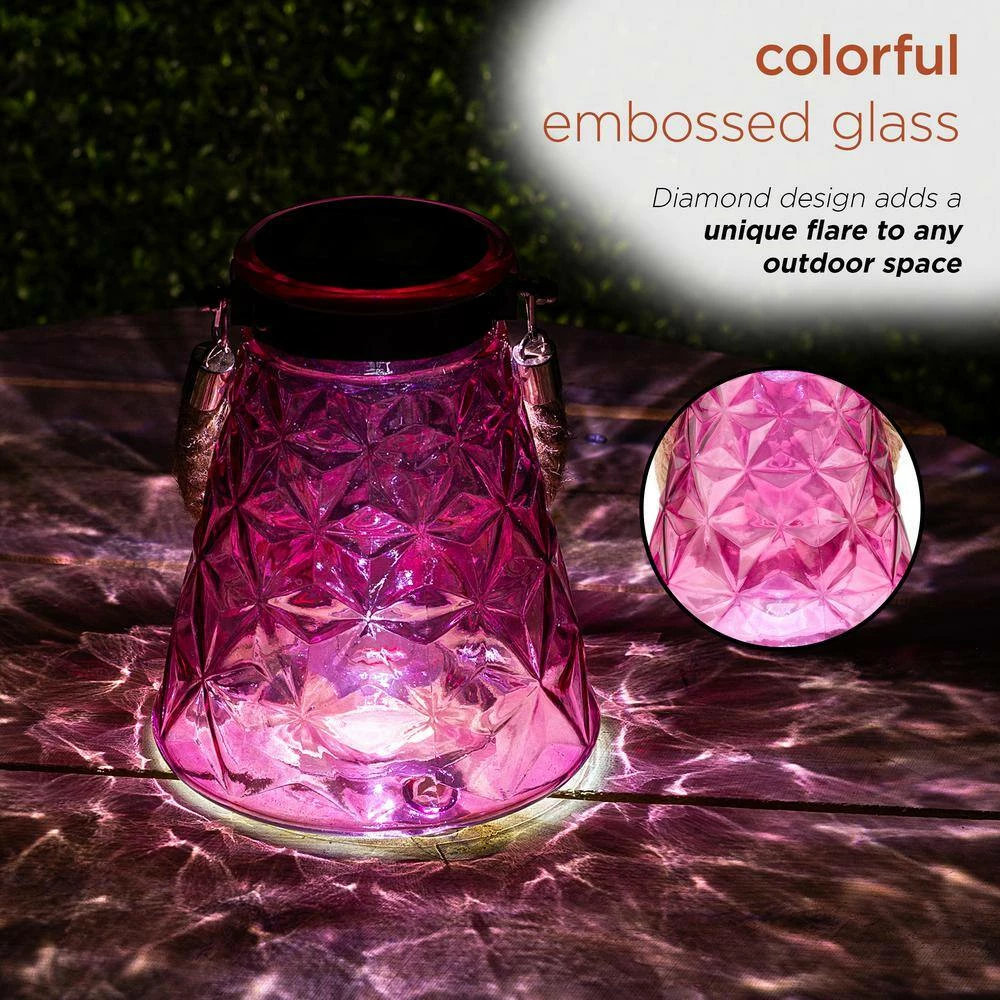 Alpine Corporation 7 in. Tall Solar Pink LED Wasp Trap, Set of 2 - Image 5